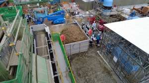epa10654667 A handout photo made available by Tokyo Electric Power Co. shows South Korean experts inspect the crippled Fukushima Daiichi nuclear power plant in the town of Futaba, northeastern Japan, 24 May 2023 (issued 26 May 2023). A South Korean delegation of experts has concluded a two-day inspection of the nuclear power plant over Japan's plan to release radioactive water into the sea.  EPA/Tokyo Electric Power Co. / HANDOUT SOUTH KOREA OUT HANDOUT EDITORIAL USE ONLY/NO SALES