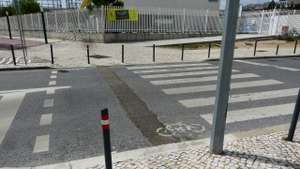 passagem de peões e de velocípedes