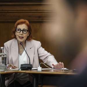 Ministra do Ambiente e Energia, Maria da Graça Carvalho, ouvida na Comissão de Ambiente e Energia esta manhã na Assembleia da República, em Lisboa, 9 de setembro de 2026. MIGUEL A. LOPES/LUSA