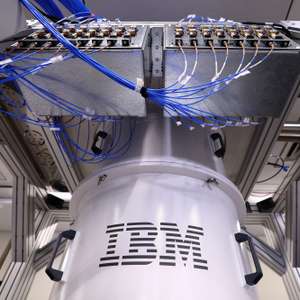 epa11635227 The IBM Quantum System One is seen at the inauguration of the first IBM Quantum Data Center in Europe, in Ehningen, Germany, 01 October 2024. The Europe-based quantum data center will facilitate access to cutting-edge quantum computing for companies, research institutions and government agencies.  EPA/ANNA SZILAGYI