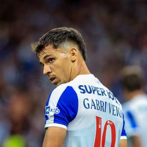 FC Porto player, Gabri Veiga, celebrates after scoring the 1-0 lead goal against Benfica, during Portuguese First League soccer match held at Dragão Stadium in Porto, Portugal, 20 September 2026. JOSÉ COELHO/LUSA