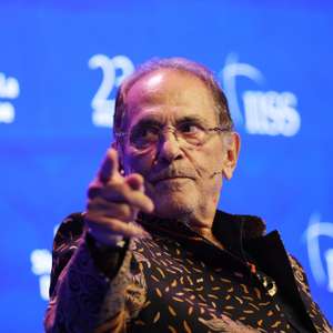 epa13003933 Timor-Leste President Jose Ramos-Horta gestures as speaks during a special address of the International Institute for Strategic Studies (IISS) Shangri-la Dialogue Defence Summit in Singapore, 30 May 2026. Defense ministers and officials from 44 countries are gathered in the city state for the IISS Shangri-la Dialogue, an annual high level defence summit in the Asia Pacific region.  EPA/HOW HWEE YOUNG
