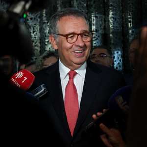 O Presidente da República, António José Seguro, presta declarações aos jornalistas à saída da XXIV Bienal Internacional de Arte de Cerveira (BIAC), Vila Nova de Cerveira, 23 de agosto de 2026. MANUEL FERNANDO ARAÚJO/ LUSA
