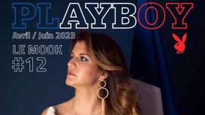 A secretária de Estado francesa Marlène Shciappa posa para a capa da revista francesa da Playboy