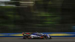 epa12176346 Cadillac Wayne Taylor Racing car (starting no. 101), a Cadillac V-Series.R with Ricky Taylor of the USA, Jordan Taylor of the USA, and Filipe Albuquerque of Portugal, in action during the 93rd edition of the 24 Hours of Le Mans race in Le Mans, France, 14 June 2025.  EPA/YOAN VALAT