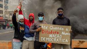 protestos em Moçambique