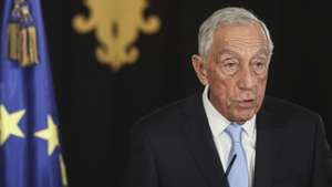 O Presidente da República, Marcelo Rebelo de Sousa, faz o seu discurso de Ano Novo, no Palácio de Belém, em Lisboa, 01 de janeiro de 2025. ANTÓNIO PEDRO SANTOS/LUSA