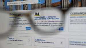 Imagem do Site das Finanças, declarações de IRS