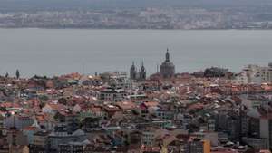 Vista áerea para a cidade de Lisboa