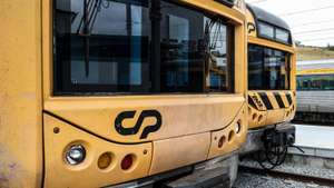 Na estação da CP de Coimbra-B não circulam comboios e as bilheteiras estão encerradas devido à greve dos trabalhadores da CP convocada pelo Sindicato Ferroviário da Revisão Comercial Itinerante (SFRCI), em Coimbra, 8 de maio de 2025. PAULO NOVAIS/LUS