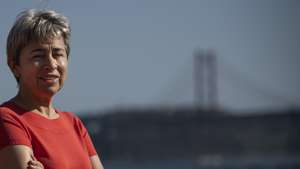 A secretária de Estado das Comunidades Portuguesas, Berta Nunes, posa para a fotografia durante uma entrevista à agência Lusa, no Palácio das Necessidades, em Lisboa, 15 de julho de 2020. (ACOMPANHA TEXTO DA LUSA DO DIA 17 DE JULHO DE 2020). JOSÉ SENA GOULÃO/LUSA