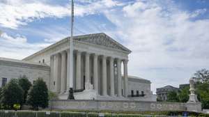 epa11441665 The Supreme Court in Washington, DC, USA, 27 June 2024. In a temporary victory for abortion-rights advocates the Supreme Court dismissed the high profile Idaho abortion case Idaho v. United States.  EPA/SHAWN THEW