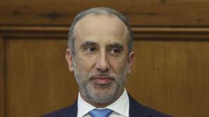 O presidente da Autoridade da Concorrência, Nuno Cunha Rodrigues, durante a audição na Comissão de Orçamento e Finanças na Assembleia da República, Lisboa, 11 de abril de 2023.   ANTÓNIO COTRIM/LUSA