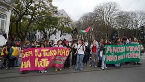 Protesto crise climática