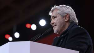 Álvaro Beleza intervém no XXIV Congresso Nacional do Partido Socialista (PS), na Feira Internacional de Lisboa, 06 de janeiro de 2024. MIGUEL A. LOPES/LUSA