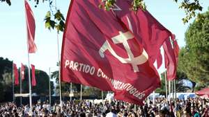 Participantes durante o segundo dia da 48ª "Festa do Avante", que decorre na Quinta da Atalaia, no Seixal, 07 de setembro de 2024. ANTÓNIO COTRIM/LUSA