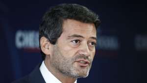 O presidente do Chega (CH), André Ventura, presta declarações sobre a proposta de revisão constitucional, durante uma conferência de imprensa na sede nacional do partido, em Lisboa, 19 de novembro de 2024. ANTÓNIO PEDRO SANTOS/LUSA