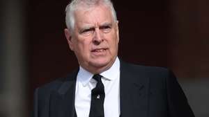epa12756666 (FILE) - Then Britain's Prince Andrew departs Westminster Cathedral in London, Britain, 16 September 2025, after the funeral of Britain's Katharine, Duchess of Kent. (re-issued 19 February 2026) According to the BBC, Andrew Mountbatten-Windsor, former titled Prince Andrew, was arrested on 19 February on suspicion of misconduct in public office.  EPA/NEIL HALL