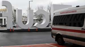 Hospital da CUF Tejo, que recebeu esta manha a visita do  primeiro-ministro, António Costa (ausente da fotografia), para assistir ao processo de vacinação de profissionais de saúde do setor privado, em Lisboa, 05 de fevereiro de 2021. ANTÓNIO COTRIM/LUSA