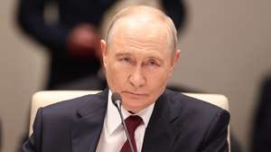 epa13203869 Russian President Vladimir Putin waits before a session of the Shanghai Cooperation Organization (SCO) Summit 2026 in Bishkek, Kyrgyzstan, 01 September 2026. The summit is held in Bishkek on 31 August and 01 September.  EPA/PETR KOVALEV/SPUTNIK/KREMLIN POOL MANDATORY CREDIT