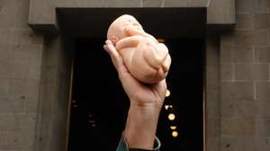 epa09454200 A person lifts a plastic doll in the shape of a baby during a protest by citizens who reject abortion, outside the Supreme Court of Justice of the Nation, in Mexico City, Mexico, 07 September 2021. The Supreme Court of Justice of the Nation (SCJN) of Mexico declared the criminalization of women who abort in the first stage of pregnancy as unconstitutional, and recognized the right to decide in a historic ruling. Unanimously, the ministers of the plenary session of the SCJN invalidated article 196 of the penal code of the northern state of Coahuila, which imposed from one to three years in prison &#039;to the woman who voluntarily performs her abortion or to the person who causes her to have an abortion with her consent&#039;.  EPA/Carlos Ramirez