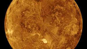 Venus – Computer Simulated Global View of the Northern Hemisphere The northern hemisphere is displayed in this global view of the surface of Venus as seen by NASA Magellan spacecraft.