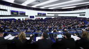 epa12596176 Members of the Parliament sit during voting in the Hemicycle at the European Parliament in Strasbourg, France, 16 December 2025. The current plenary session runs from 15 until 18 December 2025.  EPA/RONALD WITTEK
