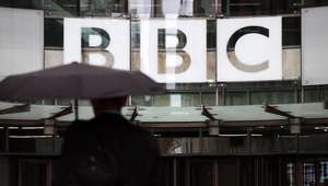 epa10869397 An exterior view of the headquarters building of the British Broadcasting Corporation (BBC), in London, Britain, 19 September 2023. The BBC has announced it has removed some Russell Brand content from the BBC iPLayer and Sounds sites following the allegations of sexual assault against the former BBC radio show host.  EPA/ANDY RAIN