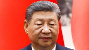 epa12519681 China’s President Xi Jinping looks on during a signing ceremony at the Great Hall of the People in Beijng, China, 12 November 2025.  EPA/Maxim Shemetov / POOL