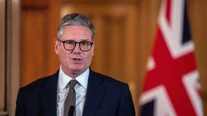 epa11462187 Britain's Prime Minister Keir Starmer speaks during a news conference following his first cabinet meeting, at Downing Street in London, Britain, 06 July 2024. A former Bank of England economist, the first Black Briton to attend Harvard Law School and an ex-union worker are among those given top jobs in Britain's first Labour government in 14 years. Keir Starmer became the country's new prime minister on 05 July, after his party won a landslide victory in the general election.  EPA/CHRIS J. RATCLIFFE / POOL