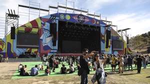 People attend the first edition of Lisbon Kalorama Music Festival held at  Bela Vista park from 1 to 3 of September 2022, Lisbon, Portugal, 1st of September 2022. MIGUEL A. LOPES/LUSA