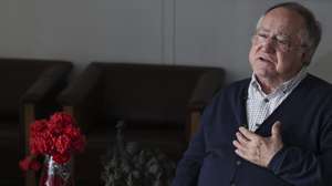 O capitão de Abril de 1974, e presidente da Associação 25 de Abril, coronel Vasco Lourenço, durante uma entrevista à agência Lusa, sobre as reuniões clandestinas do movimento dos capitães, em Lisboa, 27 de outubro de 2023. O maior susto que Vasco Lourenço viveu durante toda a conspiração para derrubar o regime foi provocado pelo receio de que militares envolvidos no movimento dos capitães entrassem, por engano, numa tentativa de golpe do general Kaúlza de Arriaga. (ACOMPANHA TEXTO DA LUSA DO DIA 05 DE NOVEMBRO DE 2023). ANTÓNIO COTRIM / LUSA