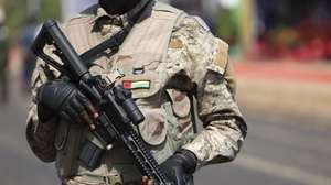 Forças armadas da Guiné- Bissau, em Bissau, 17  de novembro  de 2023. ANTÓNIO COTRIM/LUSA