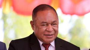 O ministro dos Negócios Estrangeiros, Bendito Freitas, durante a posse aos membros do IX Governo constitucional, Díli, Timor-Leste, 01 de julho de 2023. As 18 medidas para os primeiros meses do Governo foram anunciadas por Xanana Gusmão, “para responder às expetativas do povo e da sociedade timorense”, no discurso de tomada de posse, hoje no Palácio Presidencial, em Díli. ANTÓNIO SAMPAIO/LUSA