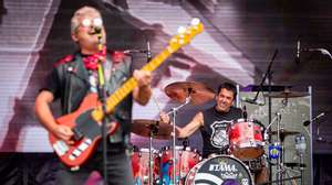 The lead singer and bassist of portuguese rock band Xutos e Pontapes, Tim (L), and drummer Kalu, perform during the band&#039;s concert at the Rock in Rio Lisbon festival, at Parque da Bela Vista, in Lisbon, Portugal, 18 June 2022. JOSE SENA GOULAO/LUSA