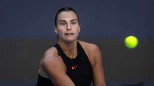 epa11637045 Aryna Sabalenka of Belarus in action during her Women&#039;s Singles 4th round match against Madison Keys of USA at the China Open tennis tournament in Beijing, China, 02 October 2024.  EPA/JESSICA LEE