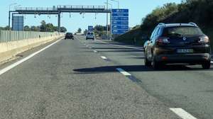 As portagens são hoje abolidas nas vias rápidas e estruturantes do interior e Algarve,(Via do Infante -A22, conhecidas como SCUT, após mais de 13 anos de luta das populações pela reposição do modelo inicial de financiamento destas estradas sem custos para o utilizador, Sagres, 01 de janeiro de 2025. LUÍS FORRA/LUSA.