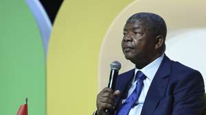 Angolan President João Lourenço, during the participation in the 8th EurAfrican Forum in Oeiras, 26 July 2025.  ANTÓNIO COTRIM/LUSA