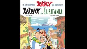 Capa da banda desenhada da próxima aventura em banda desenhada de Astérix e Obélix levará estas duas personagens pela primeira vez à Lusitânia e o livro sai a 23 de outubro. Com uma tiragem prevista de cinco milhões de exemplares, este será o 41.º álbum de uma das mais conhecidas e vendidas séries de banda desenhada, originalmente assinadas por René Goscinny e Albert Uderzo, e que atualmente tem continuidade com os autores Fabcaro, nome artístico de Fabrice Caro (argumento), e Didider Conrad (desenho). Lisboa 15 de setembro de 2025. LUSA