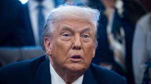epa12649703 US President Donald Trump takes part in a signing ceremony in the Oval Office at the White House in Washington, DC, USA, 14 January 2026. Trump signed a bill allowing schools to serve whole and 2 percent milk.  EPA/Francis Chung / POOL