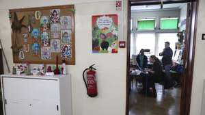 Professores e alunos na Escola Básica do Beato que funciona no complexo da antiga Manutenção Militar, na freguesia lisboeta do Beato, espera poder ali continuar, já a junta local reafirma a vontade de se mudar, enquanto o Governo continua sem dizer o que vai fazer, em Lisboa, 14 de fevereiro de 2025. (ACOMPANHA TEXTO DA LUSA DO DIA 17 DE FEVEREIRO DE 2025). TIAGO PETINGA/LUSA