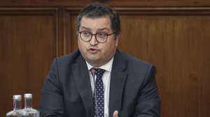 O ministro de Estado e das Finanças Joaquim Miranda Sarmento ouvido na Comissão de Orçamento, Finanças e Administração Pública na Assembleia da República em Lisboa, 15 de julho de 2026. MIGUEL A. LOPES/LUSA
