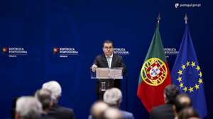O ministro de Estado e das Finanças, Joaquim Miranda Sarmento, intervém durante a sessão de abertura de formação para gestores públicos, no Ministério das Finanças, em Lisboa, 29 de julho de 2026. FILIPE AMORIM/LUSA