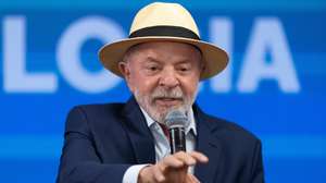 epa13131152 Brazilian President Luiz Inacio 'Lula' da Silva speaks during a meeting with leaders of Brazil's science and technology community at the Brazilian Society for the Advancement of Science (SBPC) in Sao Paulo, Brazil, 24 July 2026.  EPA/ISAAC FONTANA