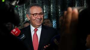 O Presidente da República, António José Seguro, presta declarações aos jornalistas à saída da XXIV Bienal Internacional de Arte de Cerveira (BIAC), Vila Nova de Cerveira, 23 de agosto de 2026. MANUEL FERNANDO ARAÚJO/ LUSA