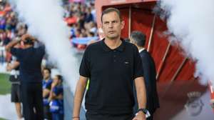 O treinador do Rio Ave, Sotiris Silaidopoulos, durante o jogo da I Liga de futebol contra o Gil Vicente, realizado no estádio Cidade Barcelos, 9 de agosto de 2026. MANUEL FERNANDO ARAÚJO/LUSA