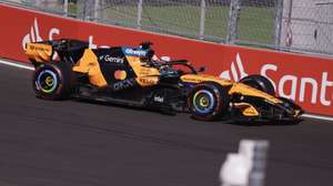 epa13234572 British Formula One driver Lando Norris, of the McLaren team, in action during the qualifying session held at the so-called Madring circuit in Madrid, Spain, 12 September 2026, ahead of the Spanish Grand Prix tomorrow.  EPA/Juanjo Martin