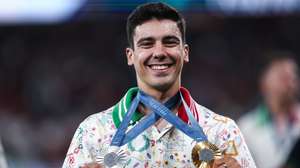 Portugal olympic cyclist Iuri Leitão during the UEFA Nations League group A soccer match between Portugal and Scotland, held at Luz Stadium, in Lisbon, Portugal, 08 September 2024. RODRIGO ANTUNES/LUSA
