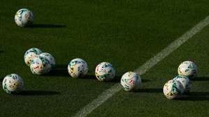 Bolas de futebol no Estádio do Sporting de Braga durante o jogo da Liga Conferência com o Rapid de Viena, Braga, 20 de agosto de 2026. HUGO DELGADO/LUSA