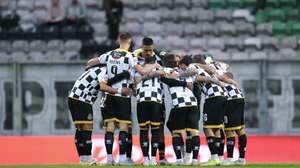 Boavisra team prior the Portuguese First League soccer match with FC Porto held at Bessa Sec XXI  Stadium, Porto, Portugal, 11th May 2025.  MANUEL FERNANDO ARAUJO/LUSA